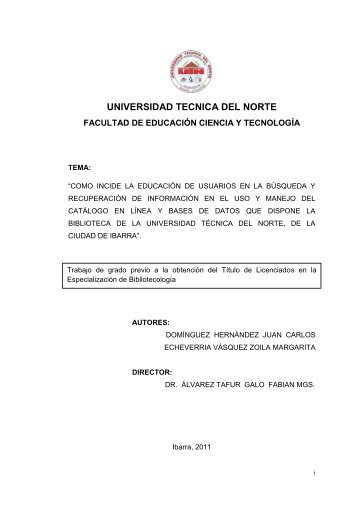 FECYT TESIS.pdf - Repositorio UTN - Universidad TÃ©cnica del Norte