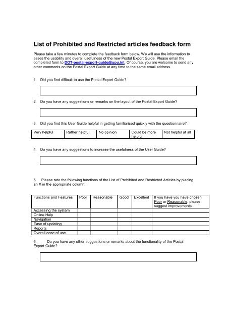 Lc 124 Prohibited and restricted articles - Users guide_EN