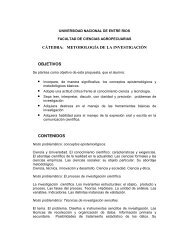 PLANIFICAC AGRO 2007 - Facultad de Ciencias Agropecuarias