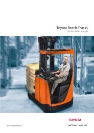 BT Reflex brochure - Toyota Material Handling Europe