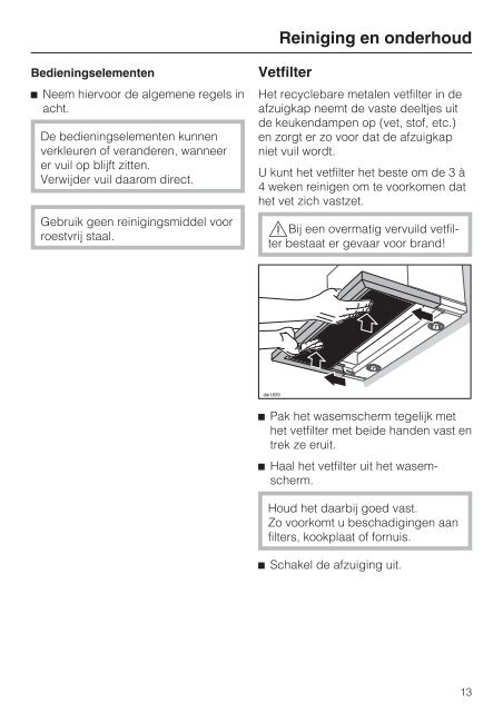 Miele DA3360 inbouw vlakscherm afzuigkap 60 cm ... - Wehkamp.nl