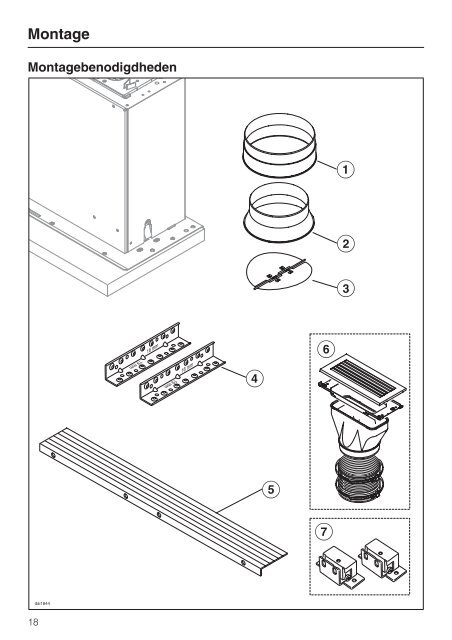 Miele DA3360 inbouw vlakscherm afzuigkap 60 cm ... - Wehkamp.nl