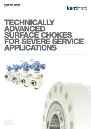 technically advanced surface chokes for severe service - OME