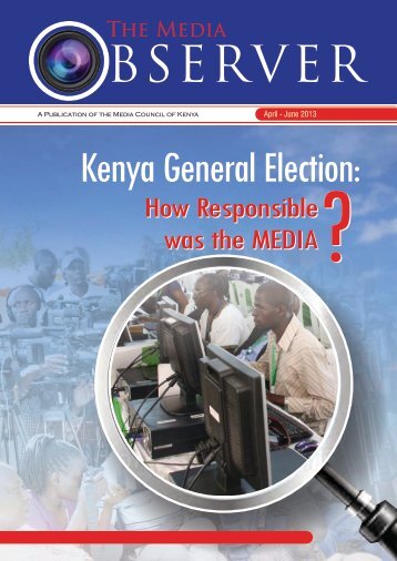 The Media - Internews in Kenya