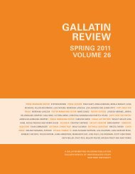 gallatin review - Gallatin School of Individualized Study - New York ...