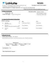 LaMotte Nitrogen Extracting Solution MSDS - Arbico Organics