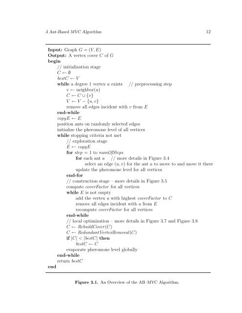 An Ant-Based Algorithm for the Minimum Vertex Cover Problem