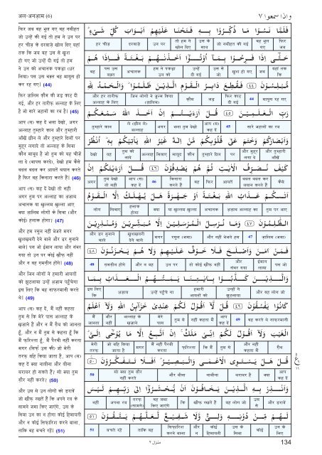 Aasan ihNdI tjuRma - Understand Quran