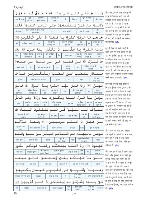 Aasan ihNdI tjuRma - Understand Quran