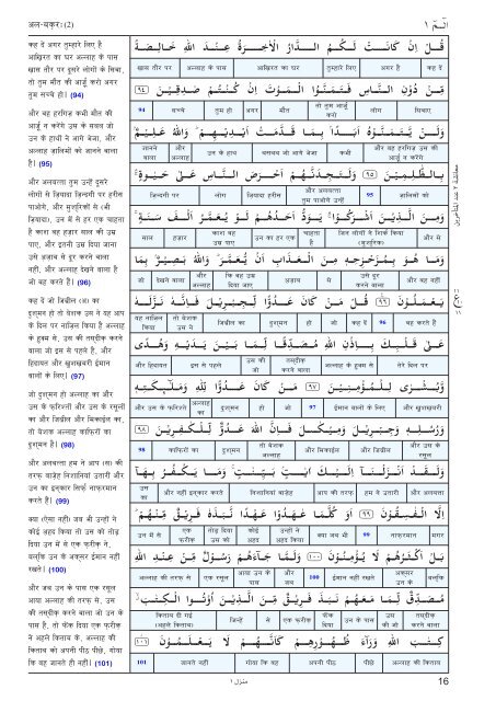 Aasan ihNdI tjuRma - Understand Quran