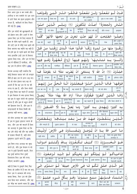 Aasan ihNdI tjuRma - Understand Quran