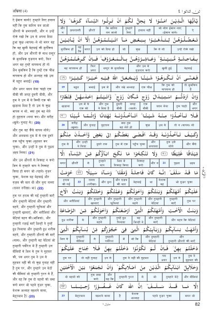 Aasan ihNdI tjuRma - Understand Quran