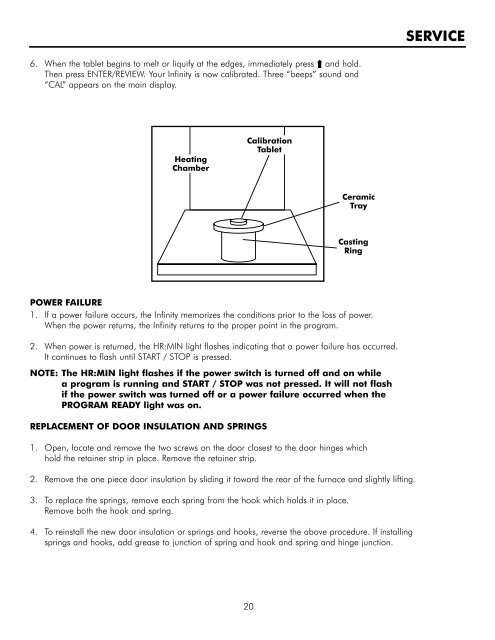 Infinity Operations Manual (96402,96403, 96406, 96407) - Whip Mix