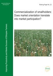 Commercialization of smallholders: Does market orientation ...