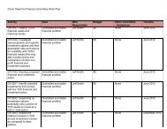 Committee Work Plan Cover Sheet - The Coastal Society