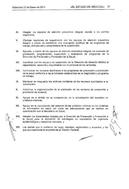 P.O.E 23/01/2013 - Gobierno del Estado de Sinaloa