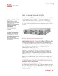 Sun Storage 2500-M2 Array - Spectra