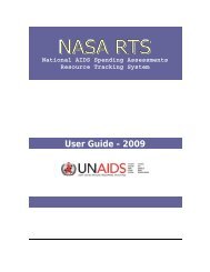National AIDS Spending Assessments Resource Tracking ... - unaids