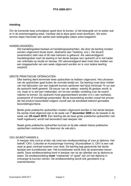 programma van toetsing en afsluiting leerjaar 3 + 4 ... - Wellantcollege