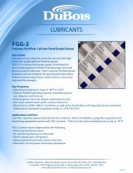 FGG-2 LUBRICANTS - DuBois Chemicals Online Store