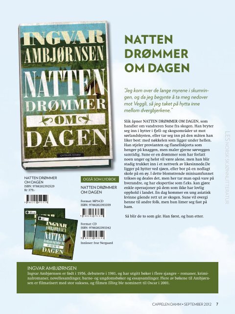 SkjÃ¸nnlitteratur, dokumentar og fakta [pdf] - Cappelen Damm