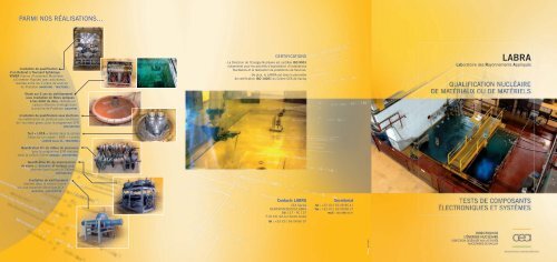 Plaquette version Française LABRA 2010 - CEA Saclay