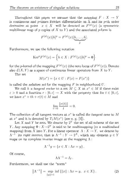 Ñ 1. Introduction - Issues of Analysis