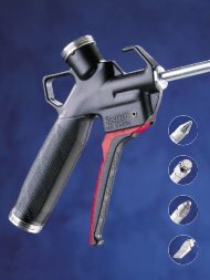 safety gun with a flat nozzle