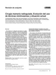 CirugÃ­a mamaria radioguiada. EvoluciÃ³n del uso de tÃ©cnicas ...