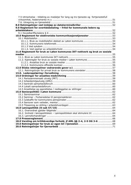 9 Reglement for overtidsbetaling – fritid for ... - Løten kommune