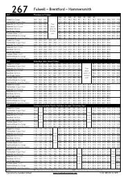 267 timetable - London Bus Routes