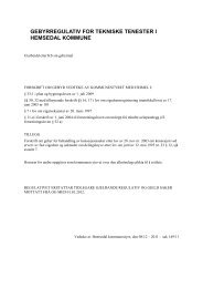 Gebyrregulativet 2012 - endeleg - Hemsedal kommune
