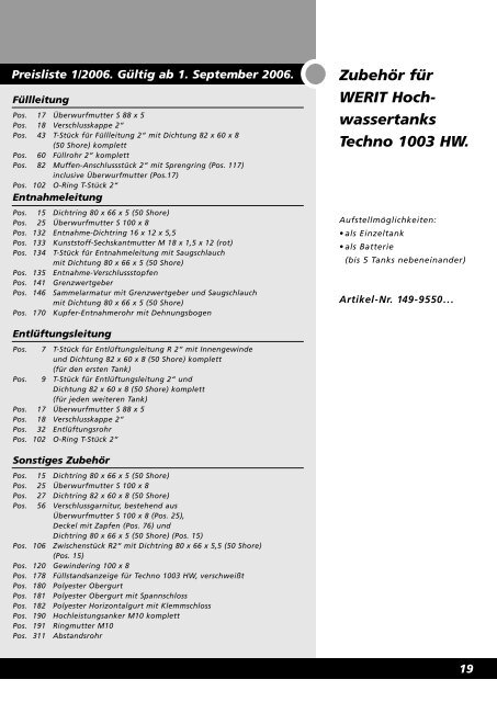 Regenwassernutzung im - Werit Kunststoffwerke W. Schneider ...