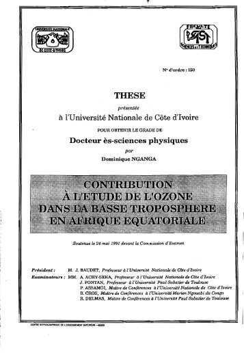 An ozone and particulates enched Ifores t