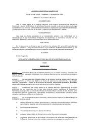 Reglamento General del Estado Mayor de la Defensa ... - idepe