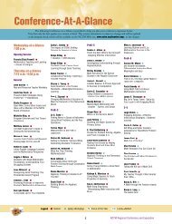 Conference-At-A-Glance