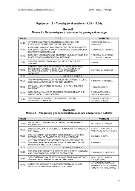 3rd Circular and Programme - Universidade do Minho