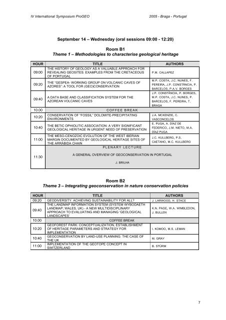 3rd Circular and Programme - Universidade do Minho