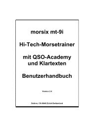 Bed.Anleitung morsix mt-9i - ILT-Schule