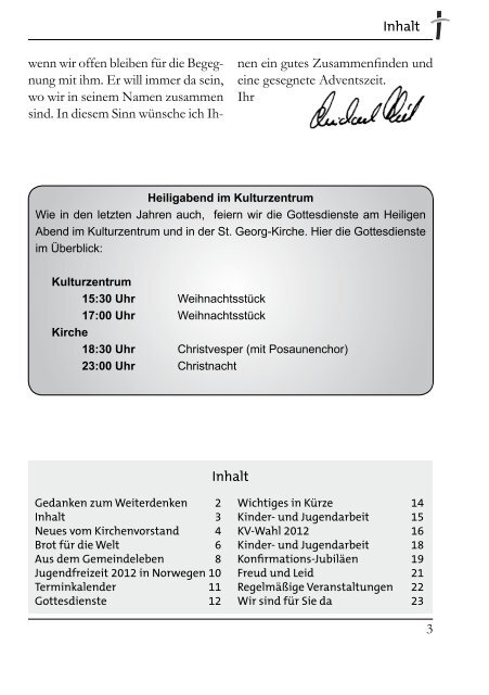 Ausgabe 1/2012 - Ev.-luth. Kirchengemeinde Meinersen