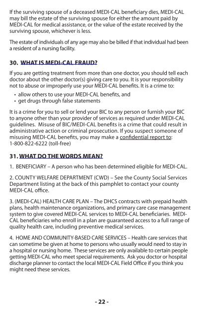 Medi-Cal What it Means to You - San Francisco Public Schools