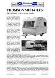 1967 Minitest - Thomson Caravans