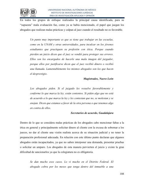 Encuesta de satisfacciÃ³n a los usuarios de servicios de justicia