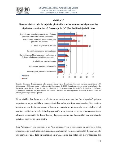 Encuesta de satisfacciÃ³n a los usuarios de servicios de justicia