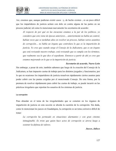 Encuesta de satisfacciÃ³n a los usuarios de servicios de justicia