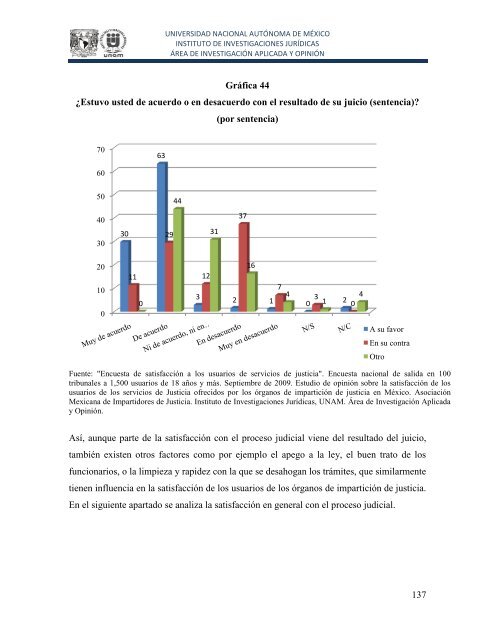 Encuesta de satisfacciÃ³n a los usuarios de servicios de justicia