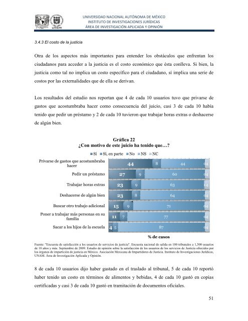 Encuesta de satisfacciÃ³n a los usuarios de servicios de justicia