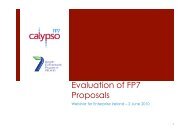 Evaluation of FP7 Proposals - Seventh EU Framework Programme ...