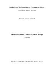 The Letters of Pius XII to the German Bishops - Pave the Way ...