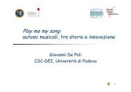 Play me my song: automi musicali, tra storia e ... - Villa Contarini